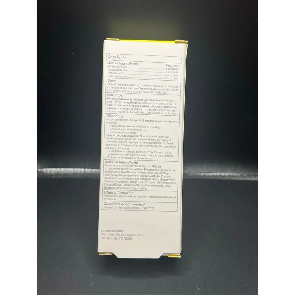 NIB! Supergoop! Unseen Sunscreen SPF 50 1.7 fl oz / 50ml